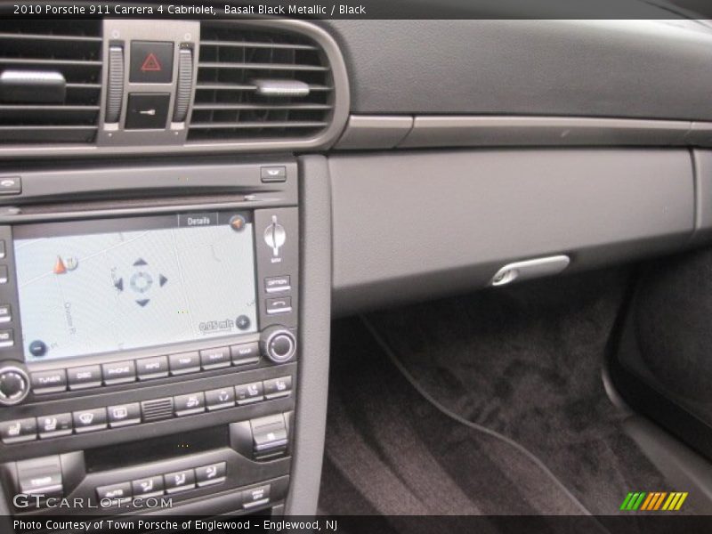 Basalt Black Metallic / Black 2010 Porsche 911 Carrera 4 Cabriolet