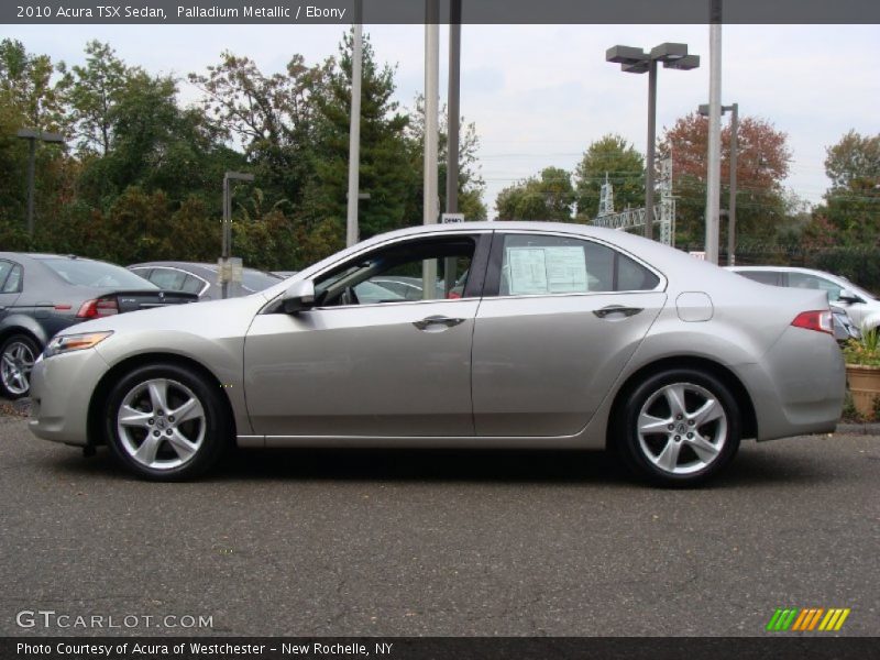 Palladium Metallic / Ebony 2010 Acura TSX Sedan