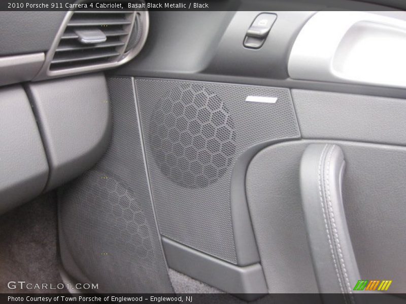 Basalt Black Metallic / Black 2010 Porsche 911 Carrera 4 Cabriolet