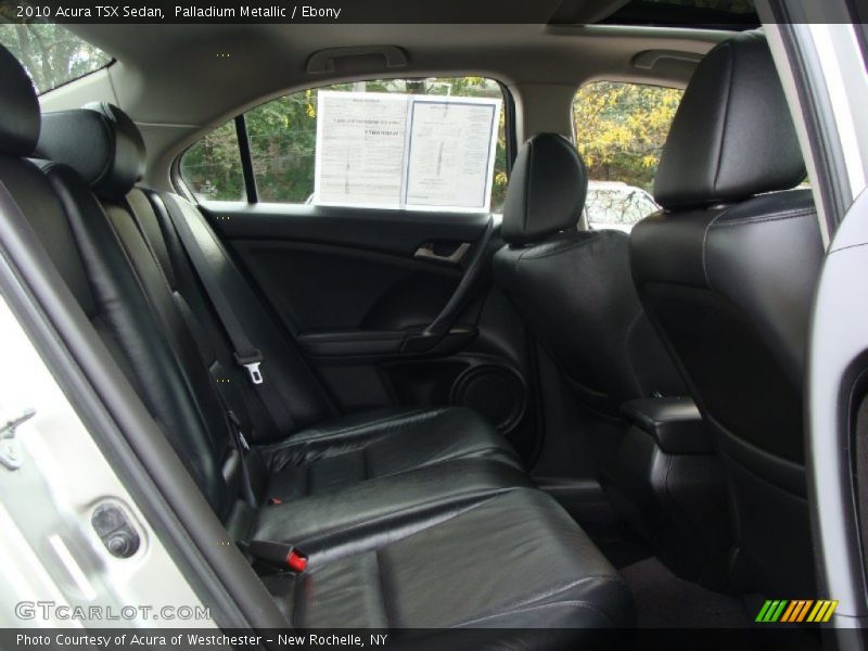 Palladium Metallic / Ebony 2010 Acura TSX Sedan