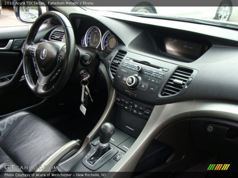Palladium Metallic / Ebony 2010 Acura TSX Sedan