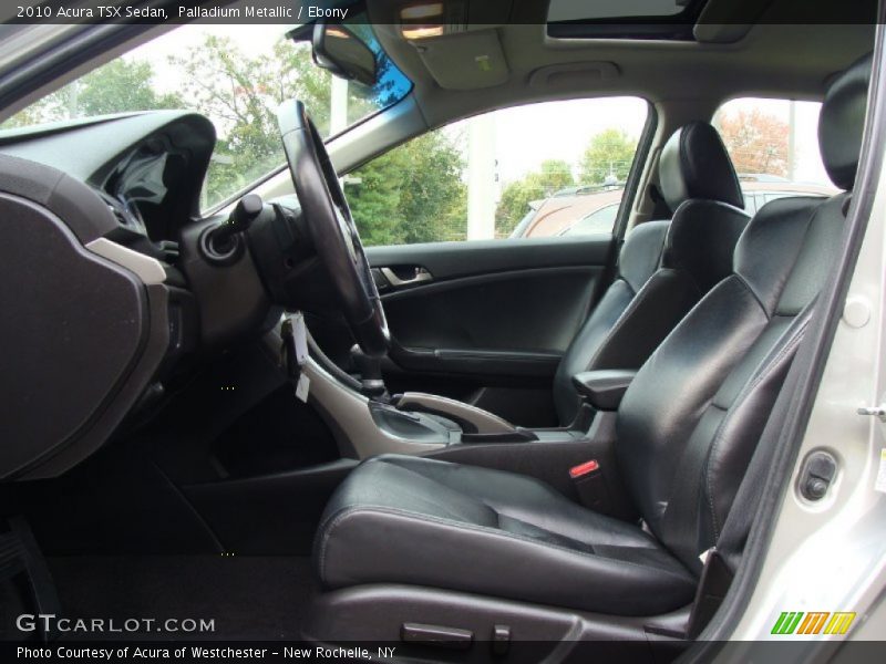 Palladium Metallic / Ebony 2010 Acura TSX Sedan