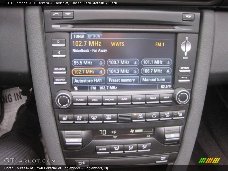 Basalt Black Metallic / Black 2010 Porsche 911 Carrera 4 Cabriolet