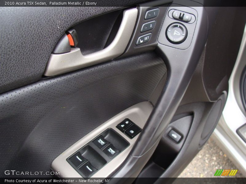 Palladium Metallic / Ebony 2010 Acura TSX Sedan