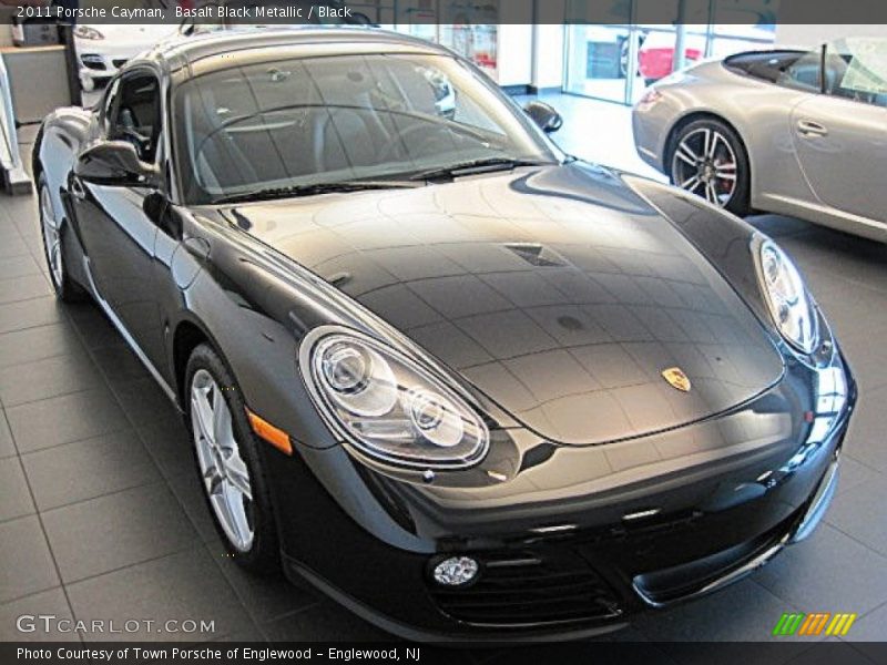 Basalt Black Metallic / Black 2011 Porsche Cayman