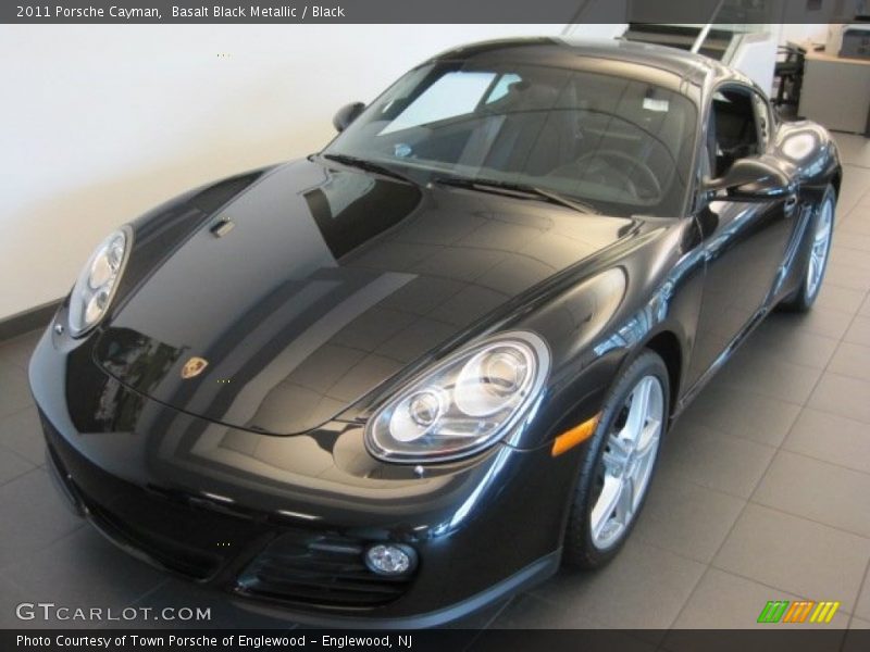 Basalt Black Metallic / Black 2011 Porsche Cayman