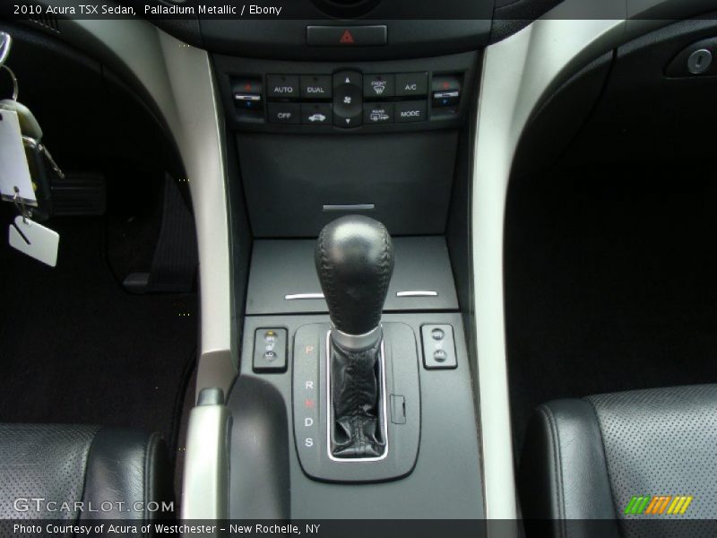 Palladium Metallic / Ebony 2010 Acura TSX Sedan