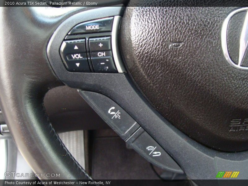 Palladium Metallic / Ebony 2010 Acura TSX Sedan