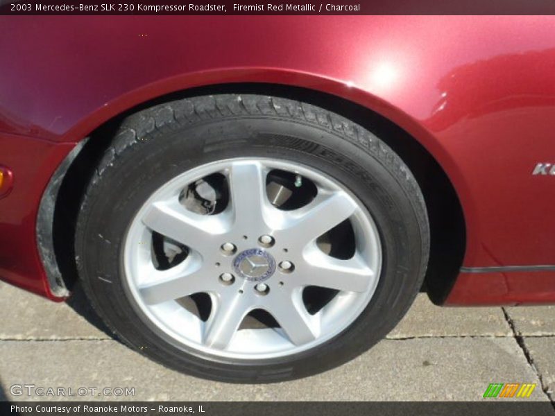 Firemist Red Metallic / Charcoal 2003 Mercedes-Benz SLK 230 Kompressor Roadster