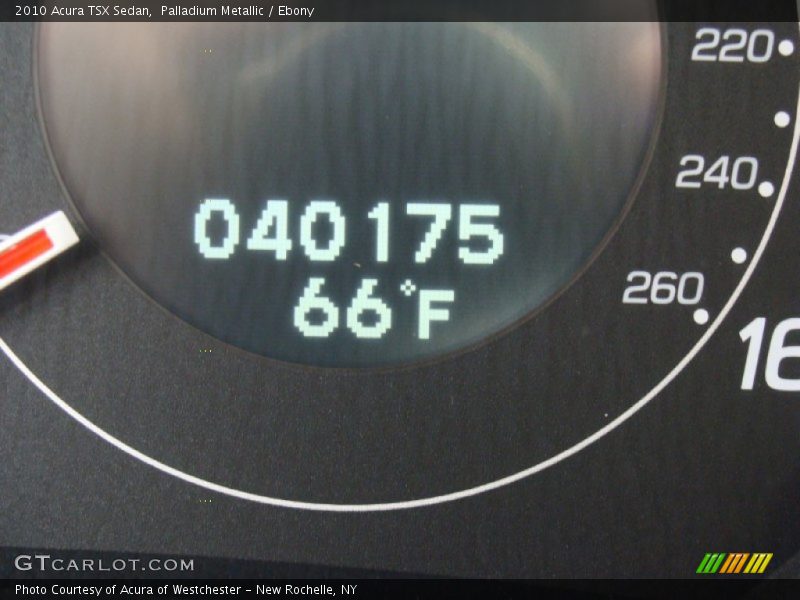 Palladium Metallic / Ebony 2010 Acura TSX Sedan