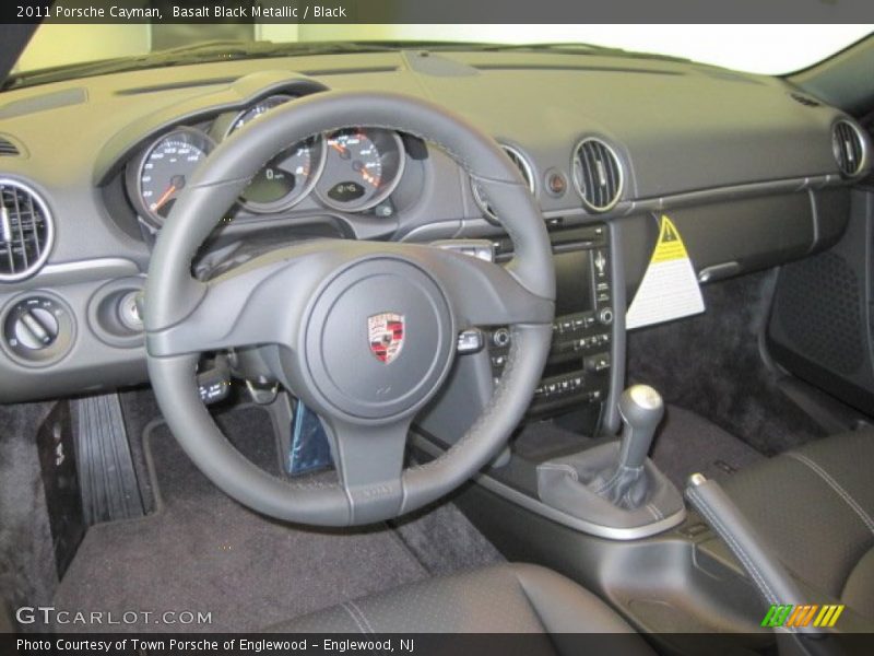 Basalt Black Metallic / Black 2011 Porsche Cayman