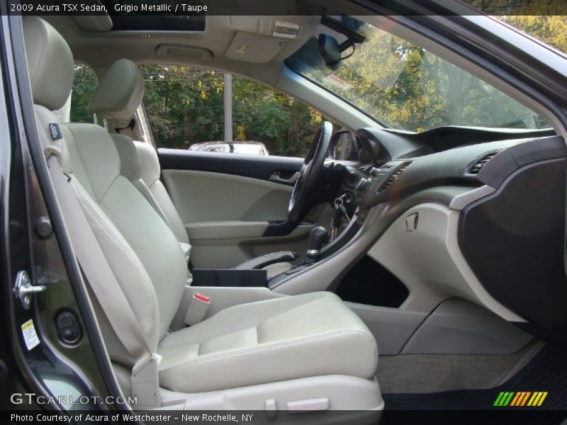 Grigio Metallic / Taupe 2009 Acura TSX Sedan