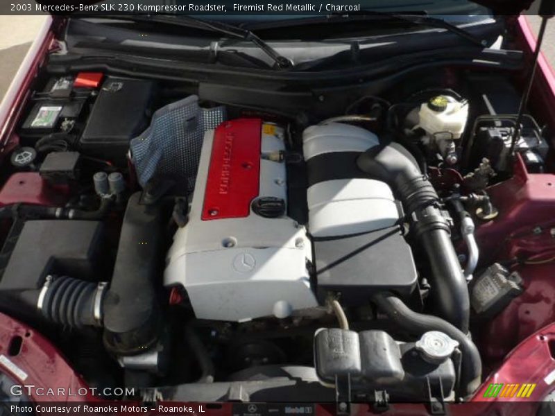  2003 SLK 230 Kompressor Roadster Engine - 2.3 Liter Supercharged DOHC 16-Valve 4 Cylinder