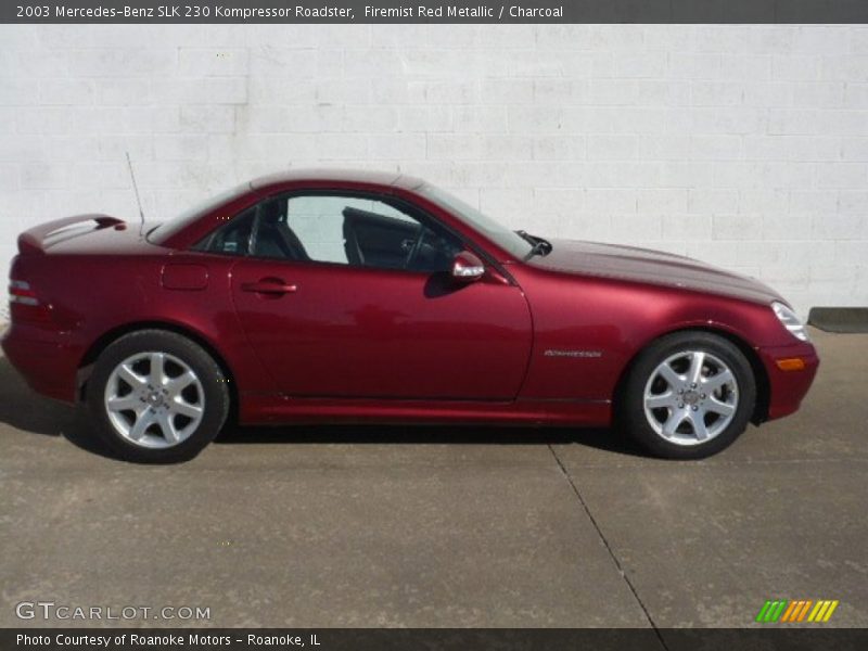 Firemist Red Metallic / Charcoal 2003 Mercedes-Benz SLK 230 Kompressor Roadster