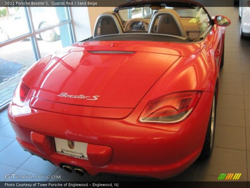 Guards Red / Sand Beige 2011 Porsche Boxster S