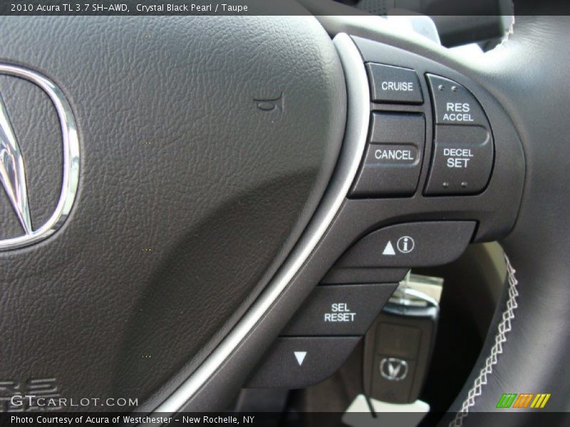Controls of 2010 TL 3.7 SH-AWD