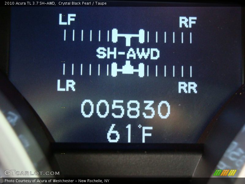 Crystal Black Pearl / Taupe 2010 Acura TL 3.7 SH-AWD