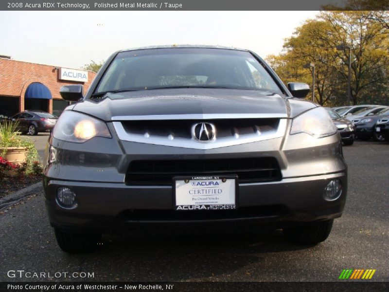 Polished Metal Metallic / Taupe 2008 Acura RDX Technology
