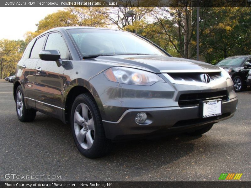 Polished Metal Metallic / Taupe 2008 Acura RDX Technology
