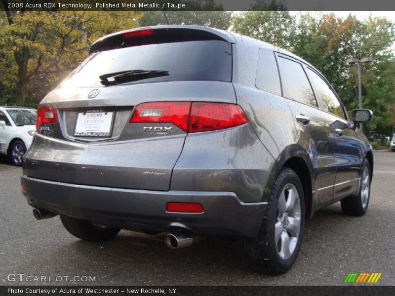 Polished Metal Metallic / Taupe 2008 Acura RDX Technology
