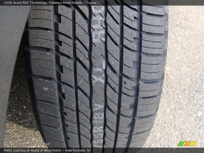 Polished Metal Metallic / Taupe 2008 Acura RDX Technology