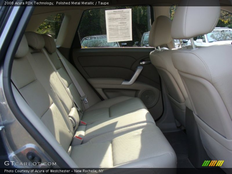 Polished Metal Metallic / Taupe 2008 Acura RDX Technology