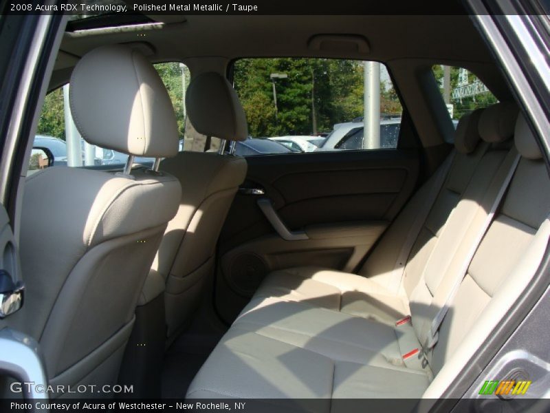 Polished Metal Metallic / Taupe 2008 Acura RDX Technology