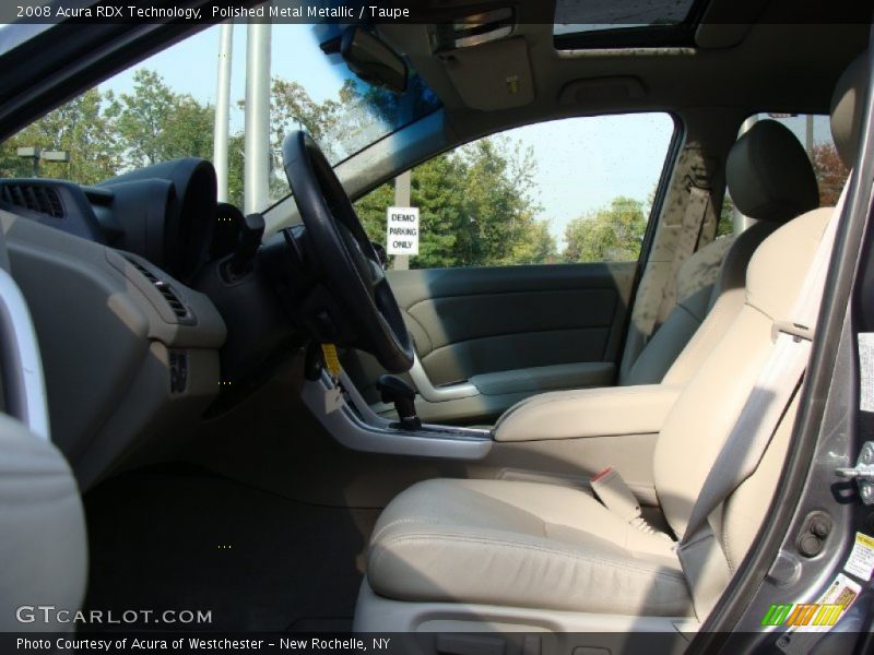 Polished Metal Metallic / Taupe 2008 Acura RDX Technology