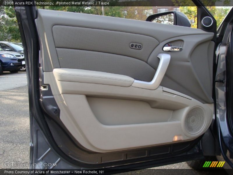 Polished Metal Metallic / Taupe 2008 Acura RDX Technology