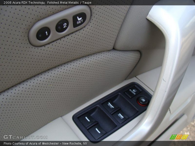 Polished Metal Metallic / Taupe 2008 Acura RDX Technology