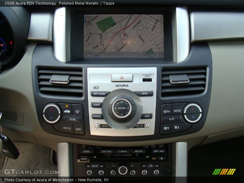 Polished Metal Metallic / Taupe 2008 Acura RDX Technology