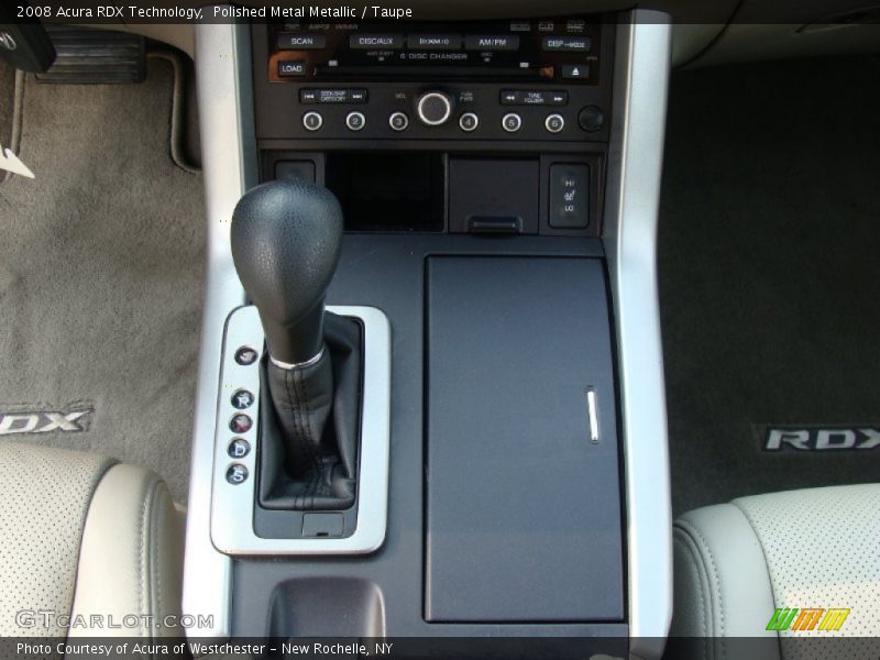 Polished Metal Metallic / Taupe 2008 Acura RDX Technology