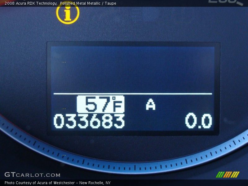 Polished Metal Metallic / Taupe 2008 Acura RDX Technology