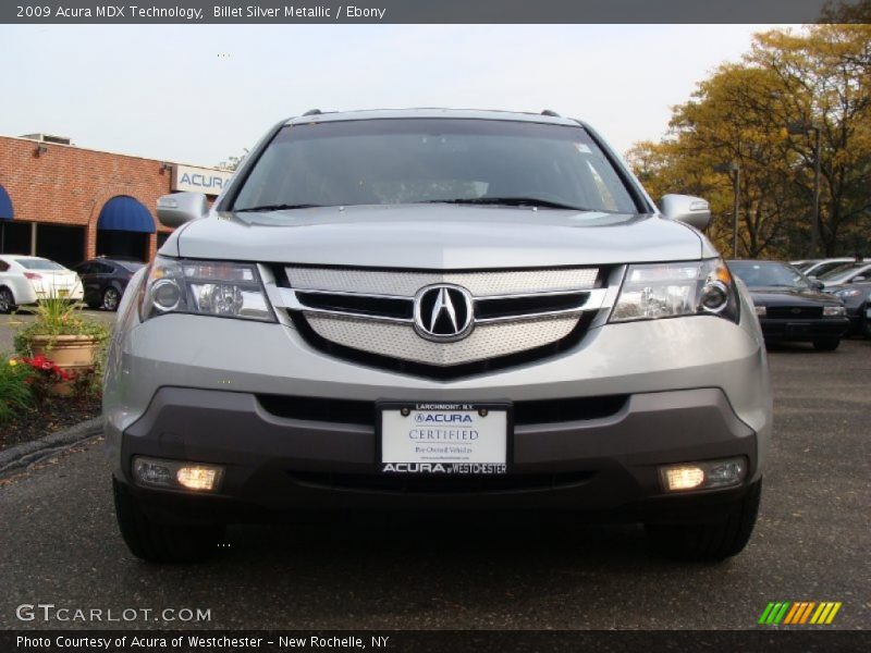 Billet Silver Metallic / Ebony 2009 Acura MDX Technology
