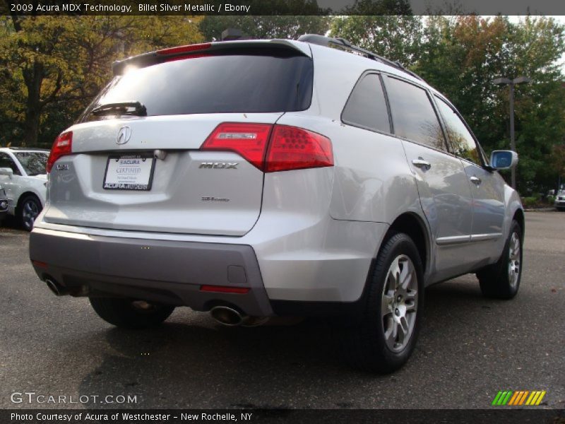 Billet Silver Metallic / Ebony 2009 Acura MDX Technology