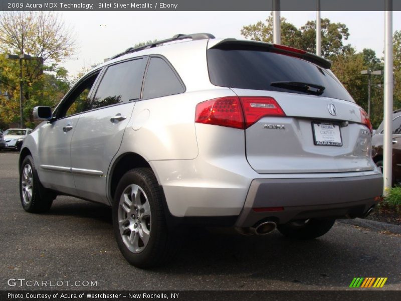 Billet Silver Metallic / Ebony 2009 Acura MDX Technology