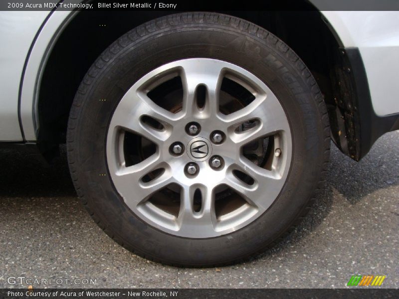 Billet Silver Metallic / Ebony 2009 Acura MDX Technology