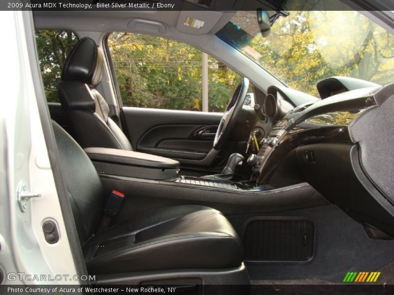 Billet Silver Metallic / Ebony 2009 Acura MDX Technology
