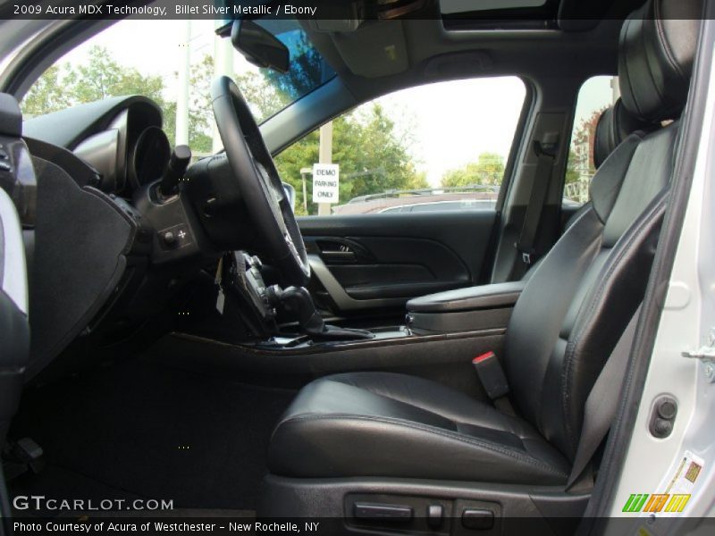 Billet Silver Metallic / Ebony 2009 Acura MDX Technology