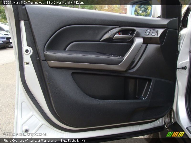 Billet Silver Metallic / Ebony 2009 Acura MDX Technology