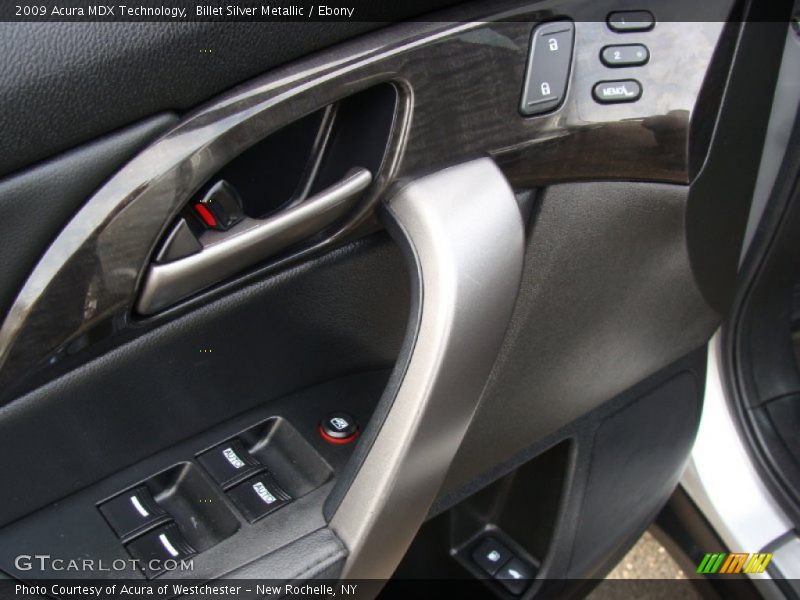 Billet Silver Metallic / Ebony 2009 Acura MDX Technology