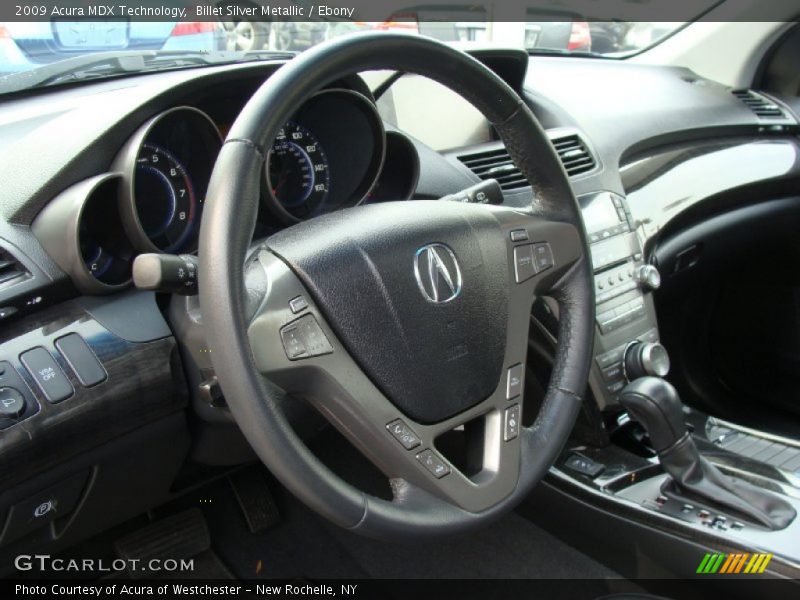 Billet Silver Metallic / Ebony 2009 Acura MDX Technology