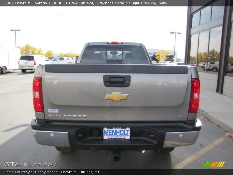 Graystone Metallic / Light Titanium/Ebony 2009 Chevrolet Silverado 3500HD LT Crew Cab 4x4