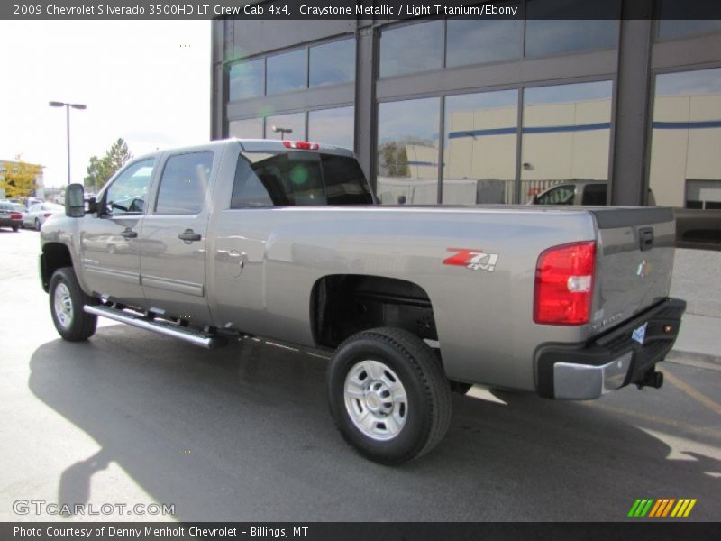 Graystone Metallic / Light Titanium/Ebony 2009 Chevrolet Silverado 3500HD LT Crew Cab 4x4