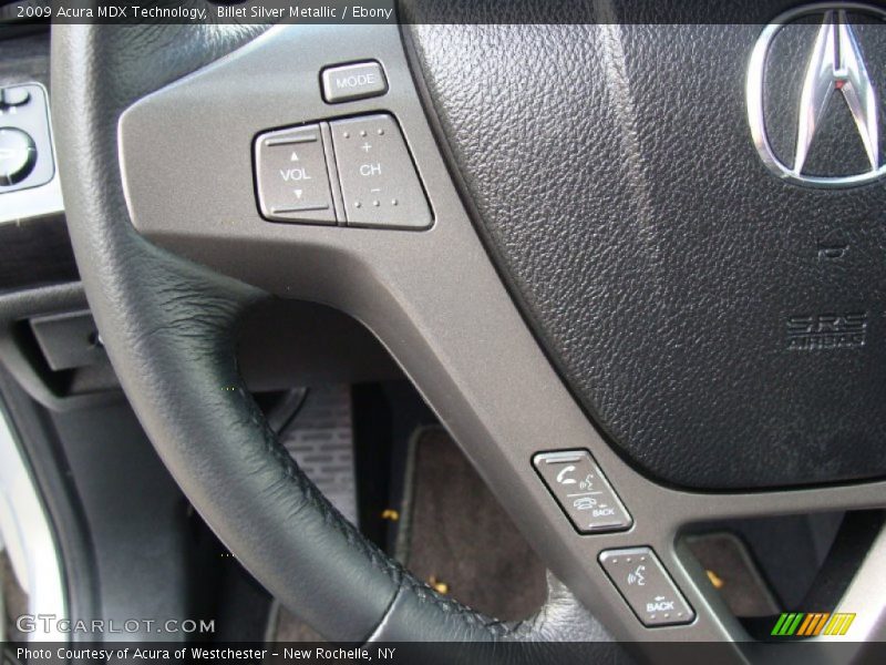 Billet Silver Metallic / Ebony 2009 Acura MDX Technology