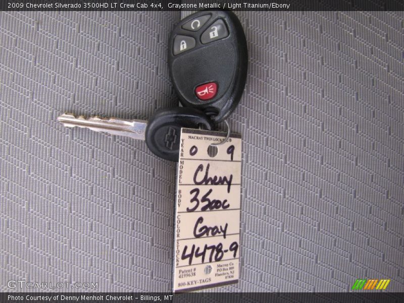 Keys of 2009 Silverado 3500HD LT Crew Cab 4x4