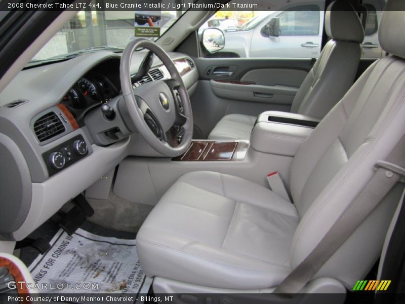 Blue Granite Metallic / Light Titanium/Dark Titanium 2008 Chevrolet Tahoe LTZ 4x4