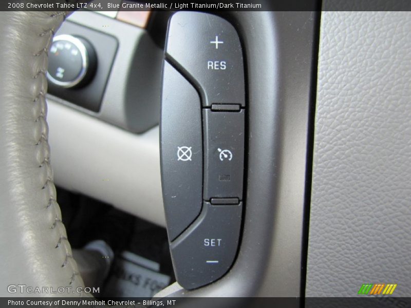 Blue Granite Metallic / Light Titanium/Dark Titanium 2008 Chevrolet Tahoe LTZ 4x4