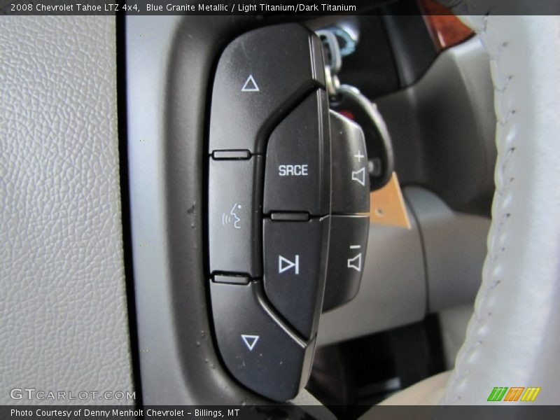 Blue Granite Metallic / Light Titanium/Dark Titanium 2008 Chevrolet Tahoe LTZ 4x4