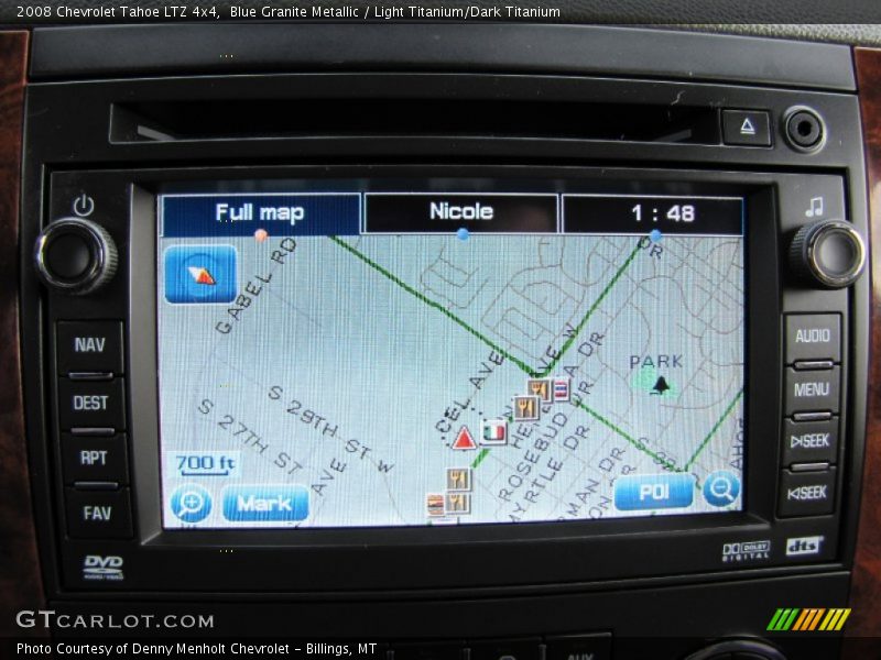 Navigation of 2008 Tahoe LTZ 4x4